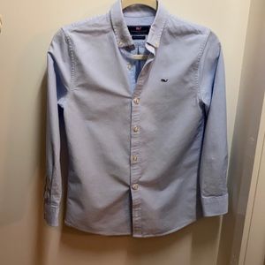 Boys Vineyard Vines Whale Shirt Blue